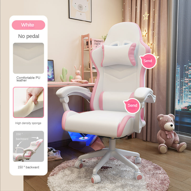 Cute Girls Bedroom Comfortable Sedentary Gaming Chair