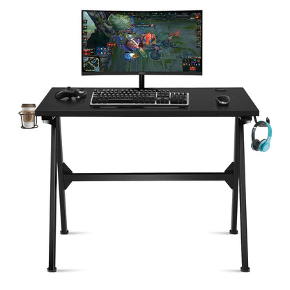 Gaming Desk Home Office PC Table Computer Desk with Cup Holder & Headphone Hook